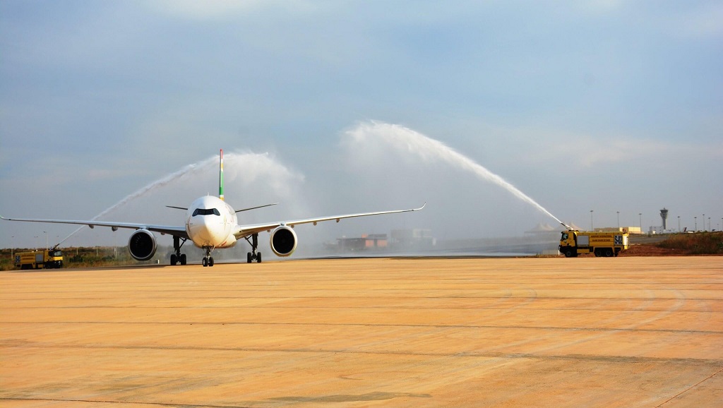 Réception du deuxième A330 NEO d’Air Sénégal à l’aéroport Dakar Blaise Diagne de Diass.